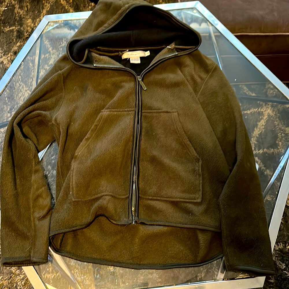 The Barrage Co. Size Medium Green Fleece Jacket